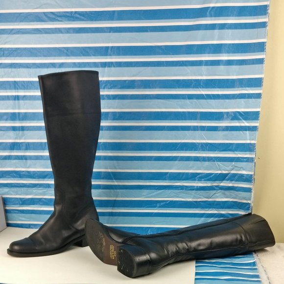 Talbots Black Tall Leather Boots - Picture 3 of 6